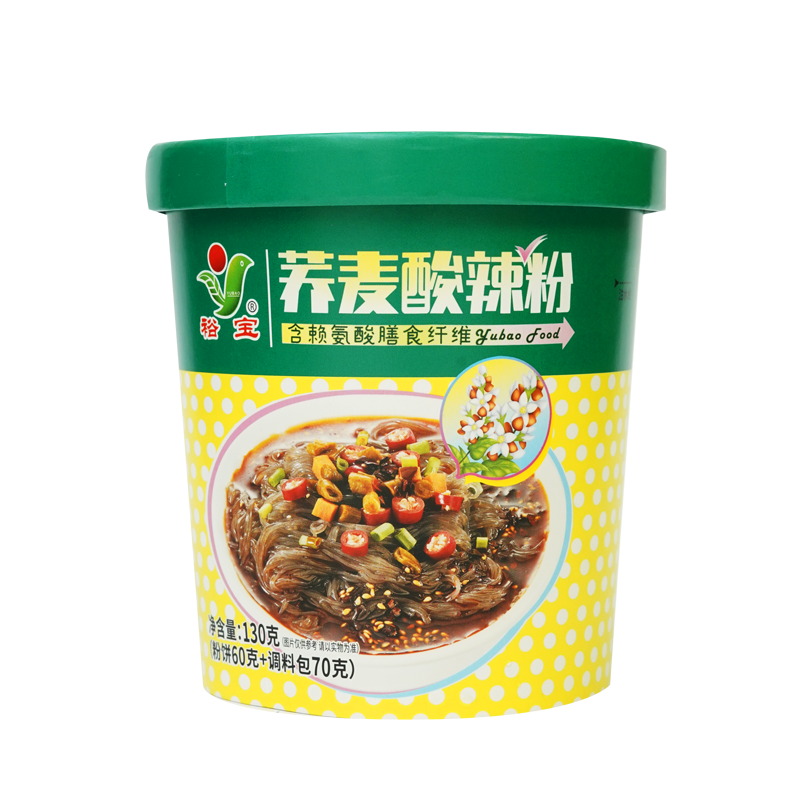 礼盒装新品荞麦酸辣粉6桶/盒厂家直发大量现货可贴牌