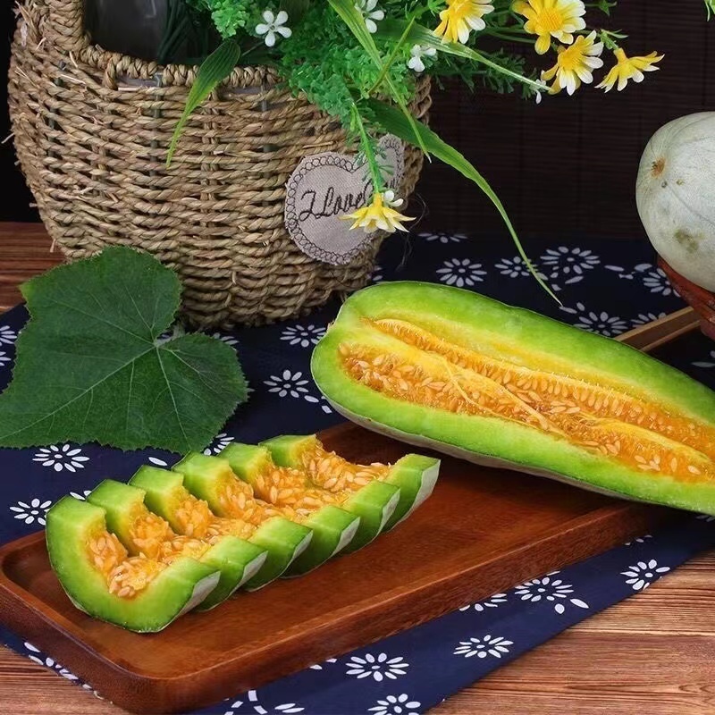 羊角蜜甜瓜种子肉厚多汁含糖量高酥脆可口适应性广