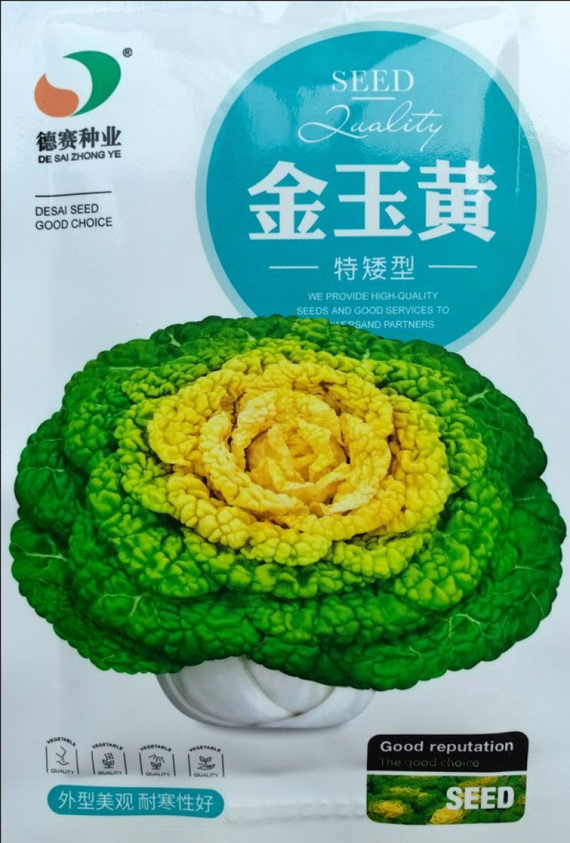 杂交黄心菜种子耐寒金玉黄露地越冬乌塌菜黄心白菜秋播蔬菜种