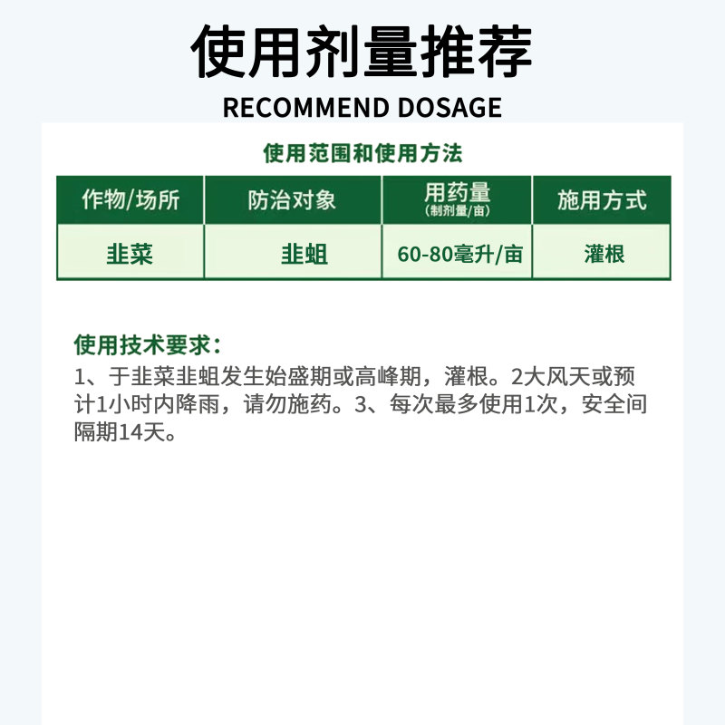 虫螨腈噻虫胺韭蛆悬浮剂杀虫剂蔬菜地蛆蛴螬蒜蛆地蛆地下害虫