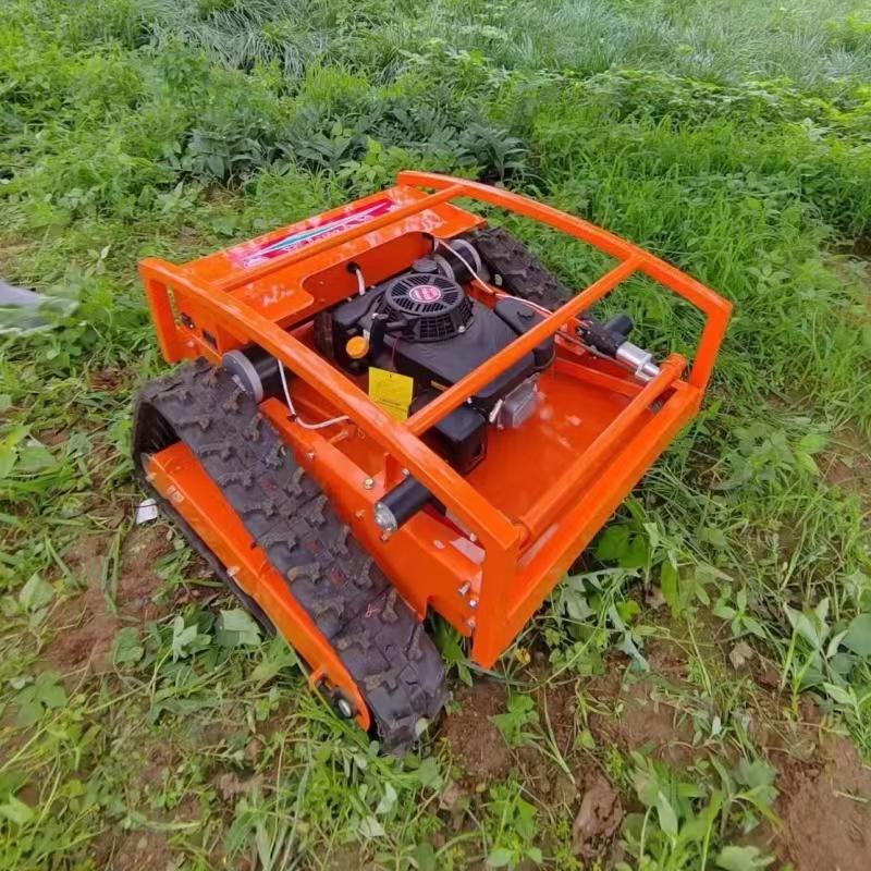 遥控履带式堤坡自动碎草机利兴机械小型汽油四冲程割草机