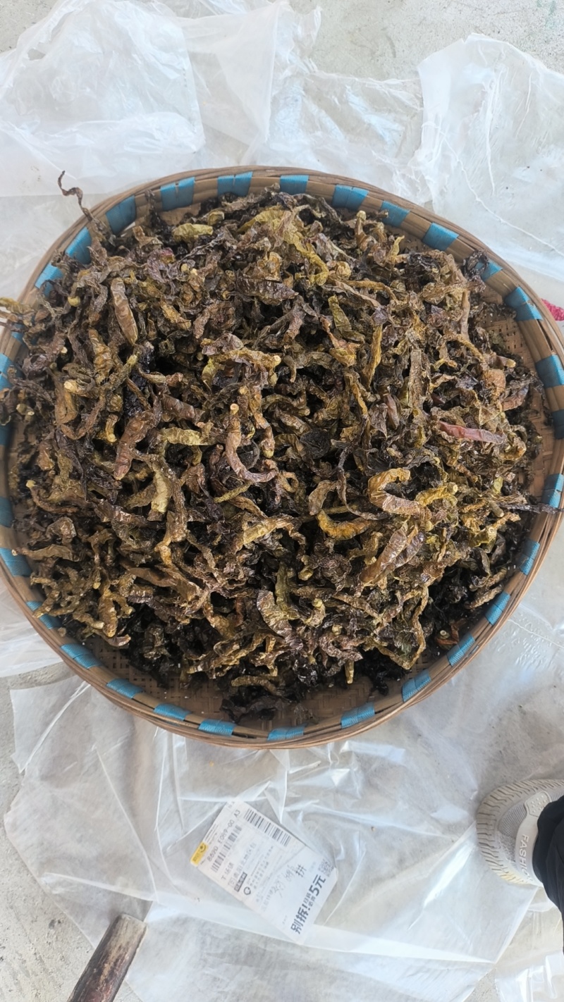 阴干辣椒绿干椒贵州特色阴辣椒纵椒海椒阴辣椒