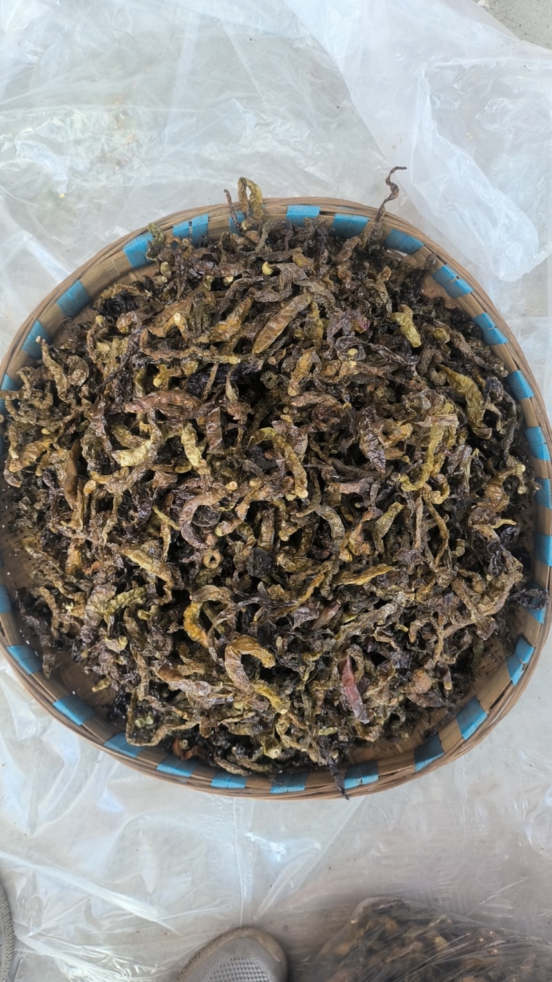 阴干辣椒绿干椒贵州特色阴辣椒纵椒海椒阴辣椒