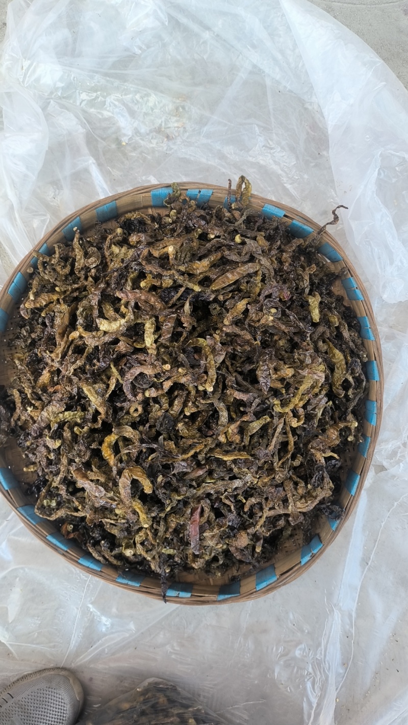 阴干辣椒绿干椒贵州特色阴辣椒纵椒海椒阴辣椒