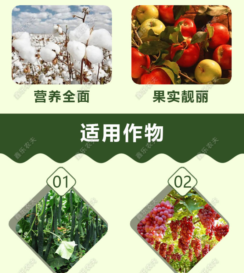 葡萄糖肽镁降酸增甜膨果上色防裂补充营养增加果实的口感