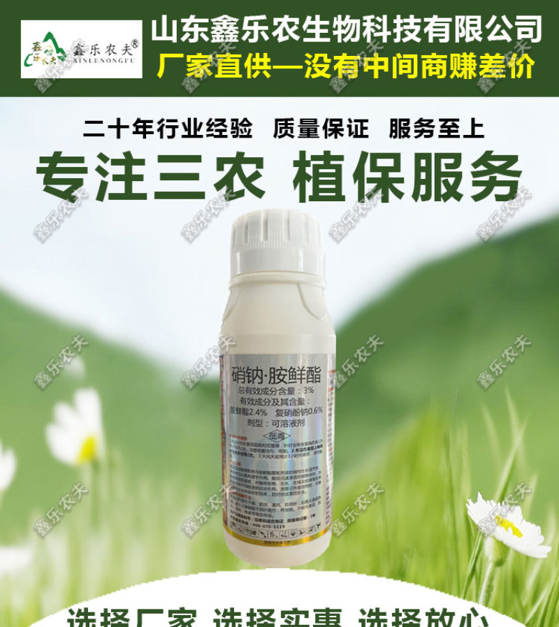 硝钠胺鲜酯调节生长打破休眠保花保果防落花落果