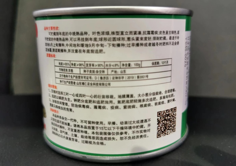 琥珀六号黄洋葱种子黄皮洋葱种子中晚熟圆葱种子进口100克