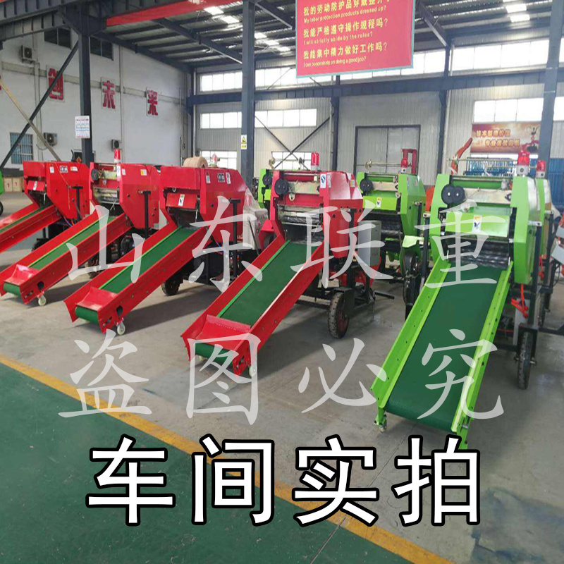 全自动青储打捆包膜机草料打包机青储打包机小型家用2023