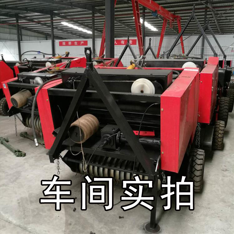 捡拾打捆机小麦玉米稻草捡拾打包一体机小型家用小四轮牧草收