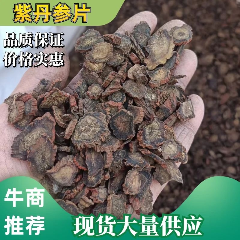 丹参条，紫丹参条，紫丹参片，精品大量供应