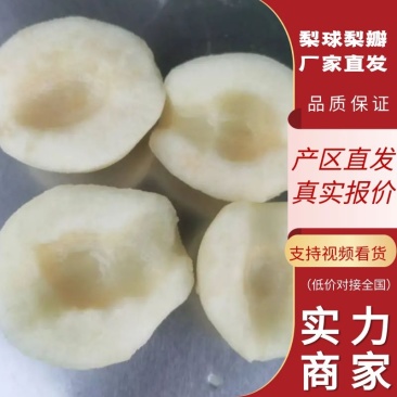 【精品】雪梨球梨瓣全规格有货精致加工对接罐头厂等