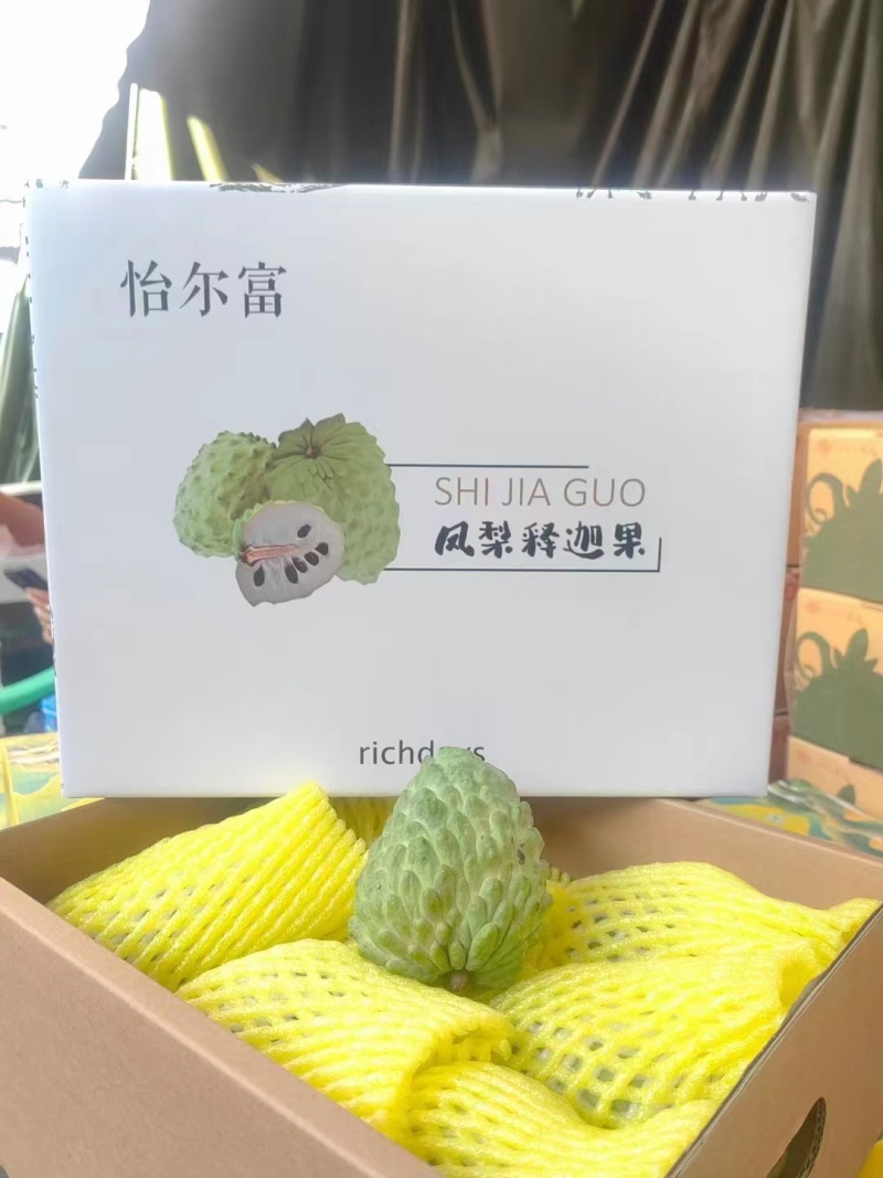 正宗云南高山释迦果产地代收代发品质保证价格低