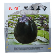 黑马王子茄子种子紫罐茄种子抗病早熟果色黑亮茄子种子