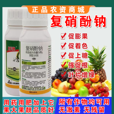 复硝酚钠果树花卉蔬菜促生根保花保果促进花芽分化壮苗膨大