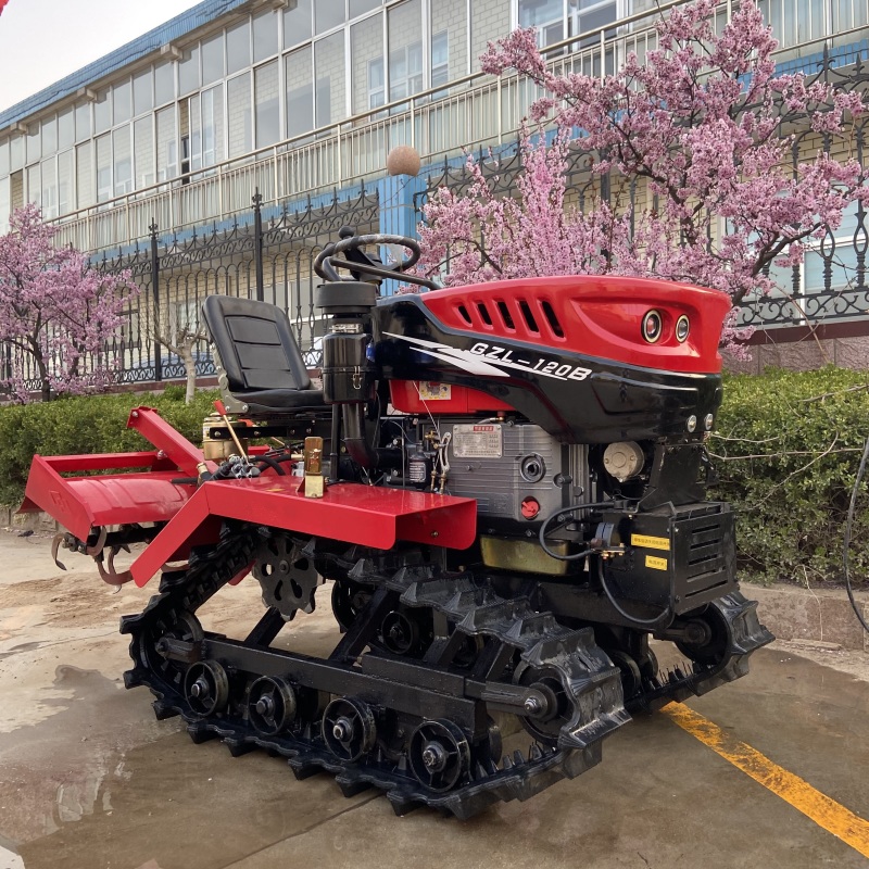 履带旋耕机乘坐式水旱两用履带旋耕机厂家直供