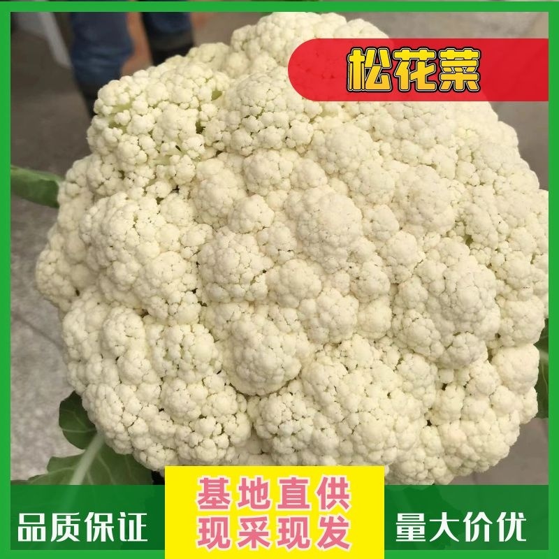 有机花菜2-3斤湖北菜花价格美丽，产地发货量大从优