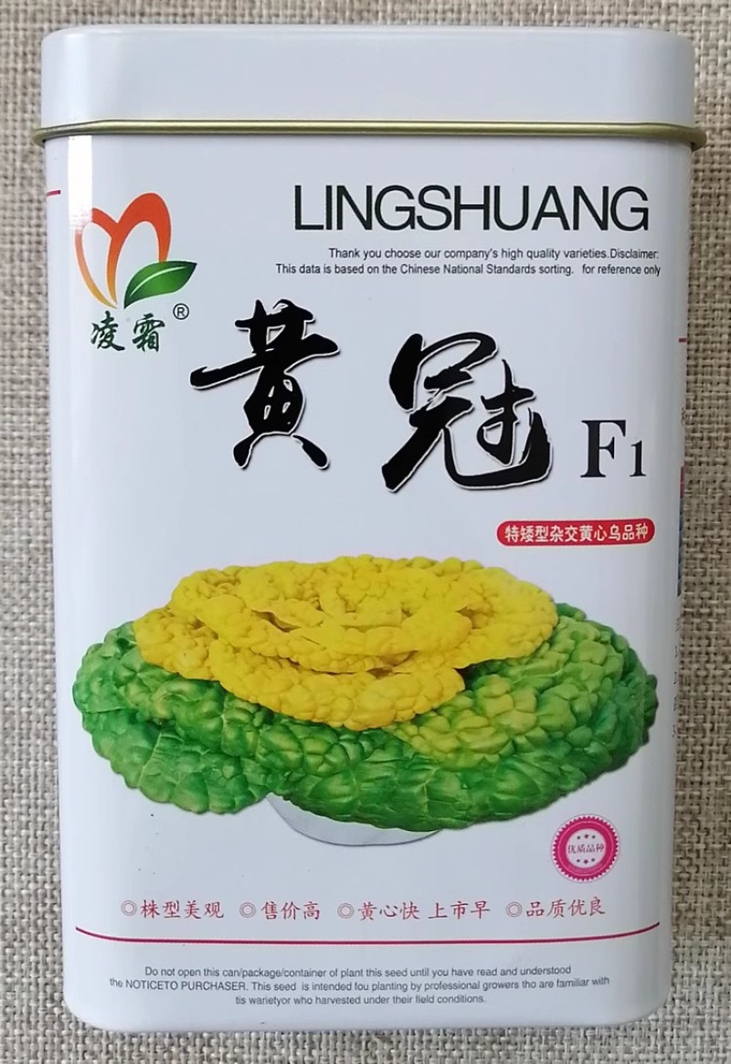 矮颗型杂交黄心乌种子黄心菜种子早熟黄冠乌塌菜软糯脆嫩