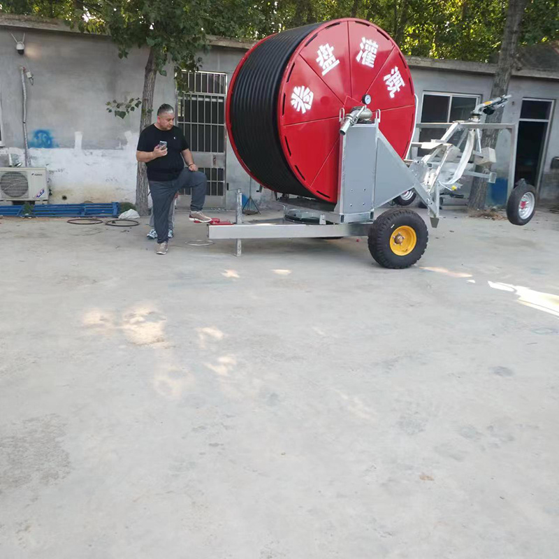 90-300电动卷盘式喷灌机农田经济作物节水喷灌机