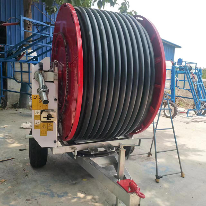 90-300电动卷盘式喷灌机农田经济作物节水喷灌机