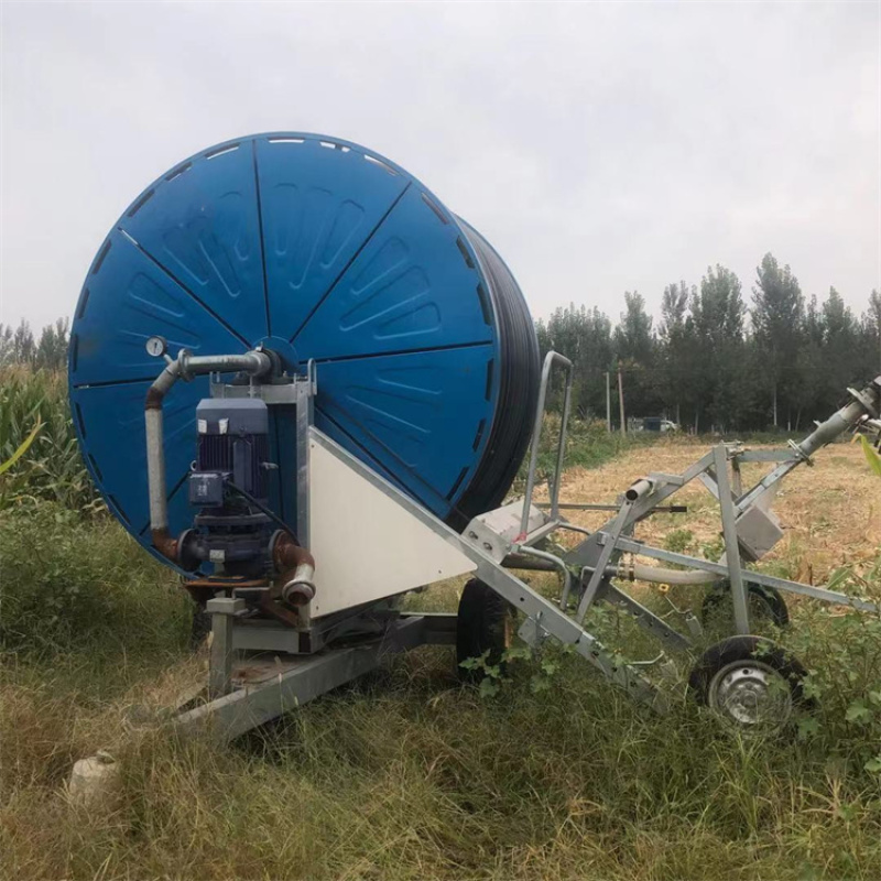 90-300电动卷盘式喷灌机农田经济作物节水喷灌机