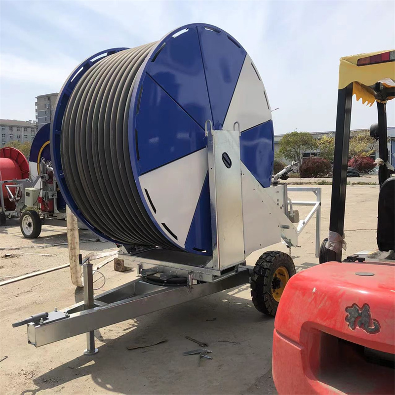 90-300电动卷盘式喷灌机农田经济作物节水喷灌机