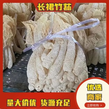 【竹荪】长裙竹荪管竹荪球福建产地直供原色无硫无干燥剂视频拿货