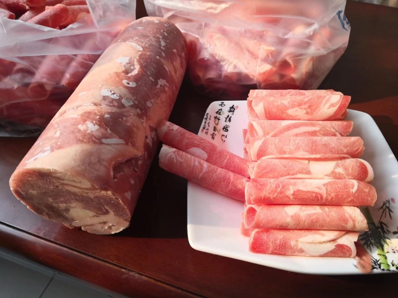 河北祥品羔羊肉卷鲜嫩不膻肥瘦相间品质保证厂家直发