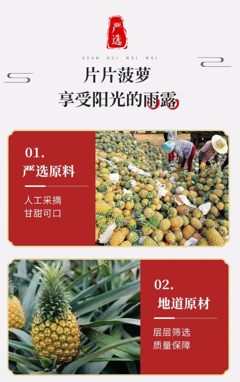 烘干菠萝片