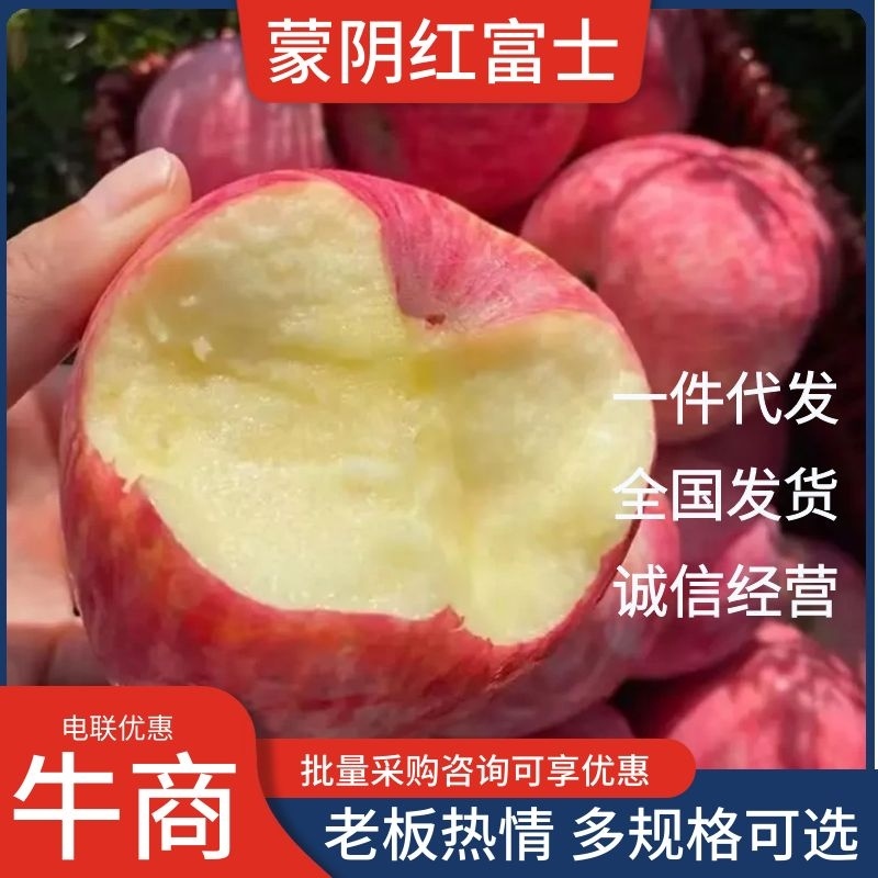 山东水晶红富士富士苹果【一件代发】电商团购下单包邮