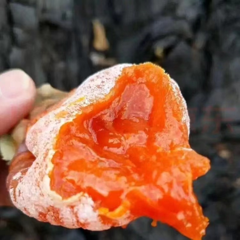 山东柿饼【柿饼自然晒干】农家果口感好纯正分白饼红饼