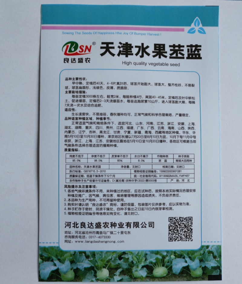 天津翠绿青水果苤蓝种子春秋均可栽培适应性强优质良种