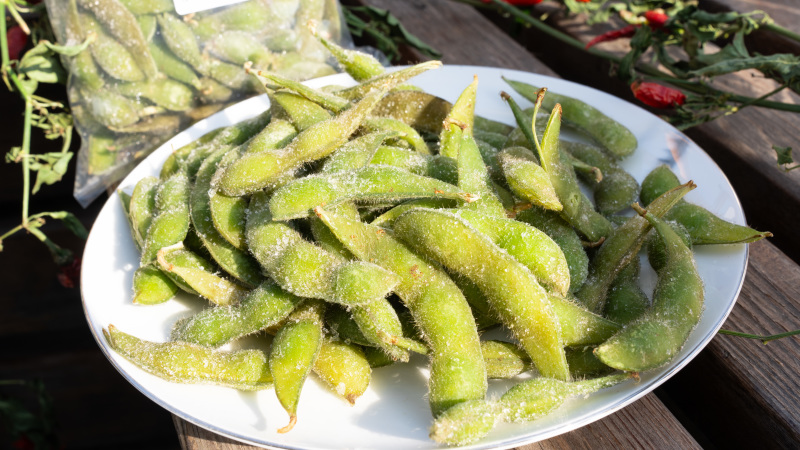【源头产地】冷冻毛豆净菜0添加极速锁鲜一周备菜