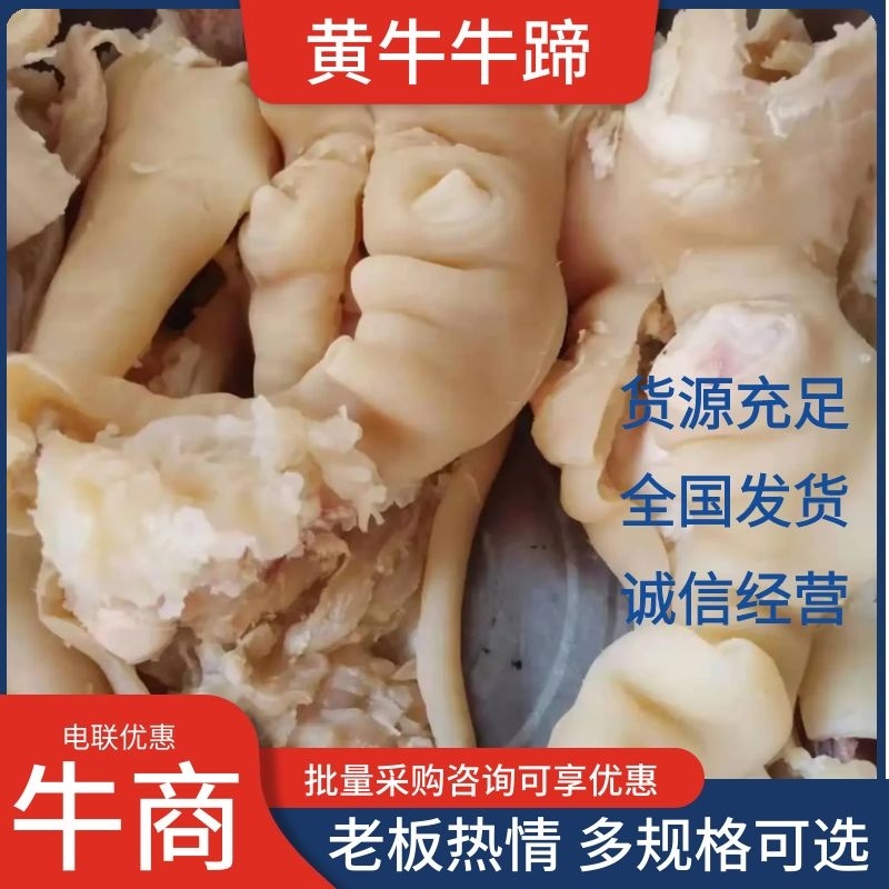 黄牛牛蹄去骨牛蹄过水熟牛蹄江苏厂家直发欢迎老板电联采购