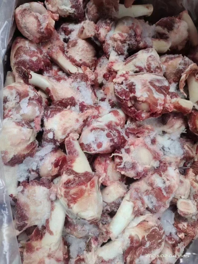 宁夏羊棒骨新鲜现切肉厚髓多厂家直发量大优惠对接商超