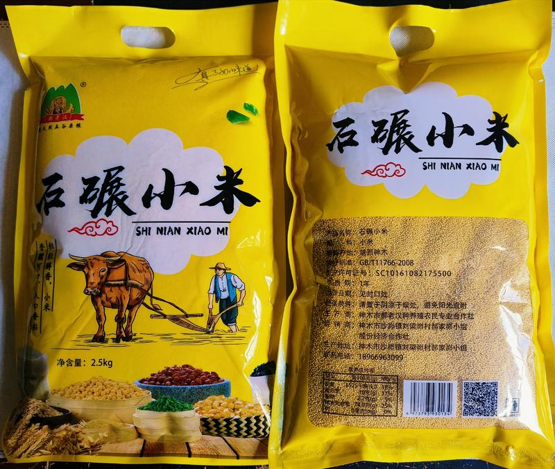 陕北精品小米香糯粘稠粒粒新米营养丰富产地直发品质保证