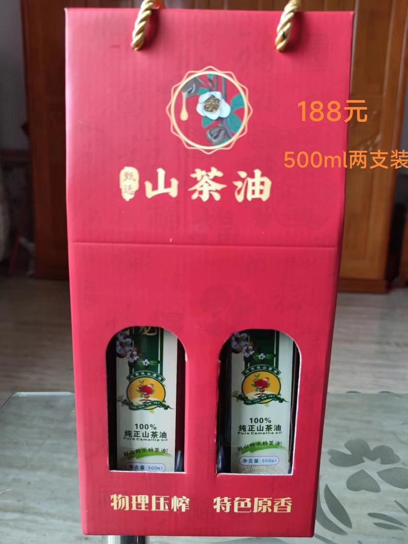 【包邮】正宗山茶油物理压榨特级原香品质保证礼盒装