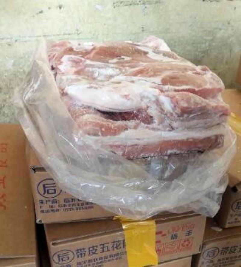 山东后皮五花肉,品质保证产地直发可视频看货欢迎咨询