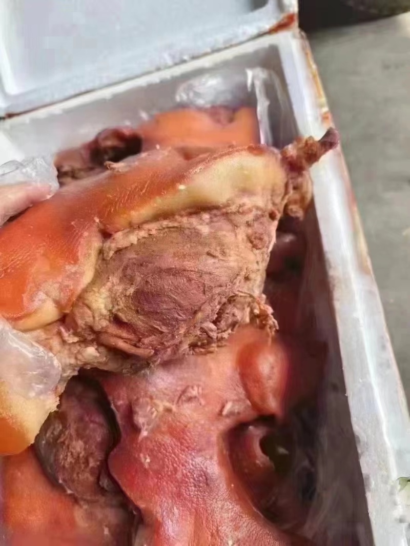 【优选】全熟卤猪头肉烧腊猪头肉地摊猪头肉货源充足