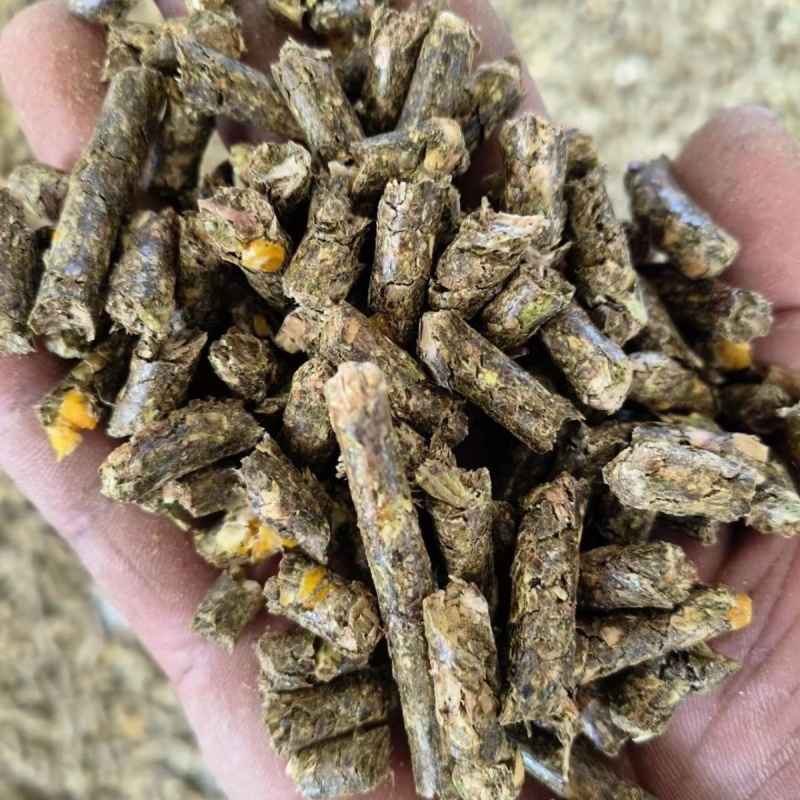 玉米花生秧混合颗粒支持定制工厂货源量大价优欢迎合作