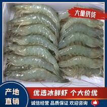 产地直发精品优选冰鲜虾可持续大量供货价格欢迎咨询