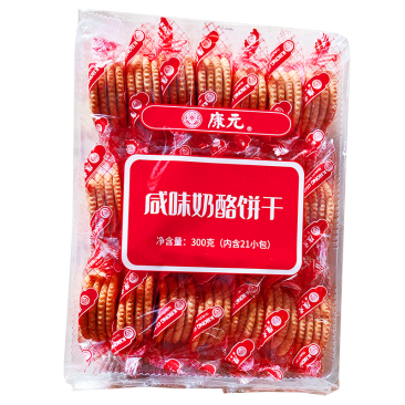 康元咸味奶酪饼干300克可以零售批发量大的电话联系