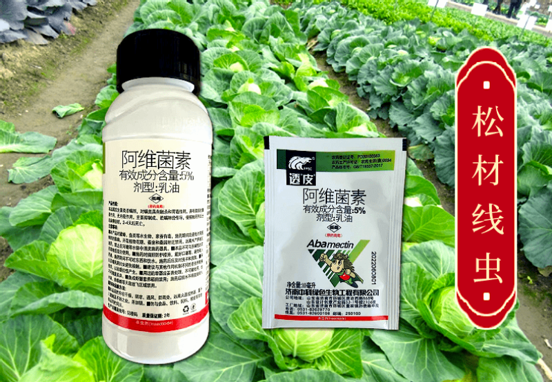 中科5%阿维菌素红蜘蛛斑潜蝇小菜蛾二化螟杂虫杀虫剂
