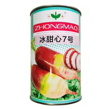冰甜心7号冰淇淋水果萝卜种子三色肉紫花色脆甜萝卜种原装