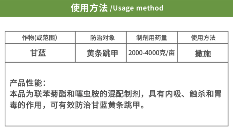 1%联苯噻虫胺杀虫剂地下害虫黄条跳甲农药颗粒剂撒施