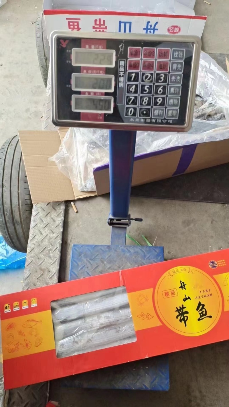 舟山带鱼当季一手货源一件代发对接电商社区团购厂家直发
