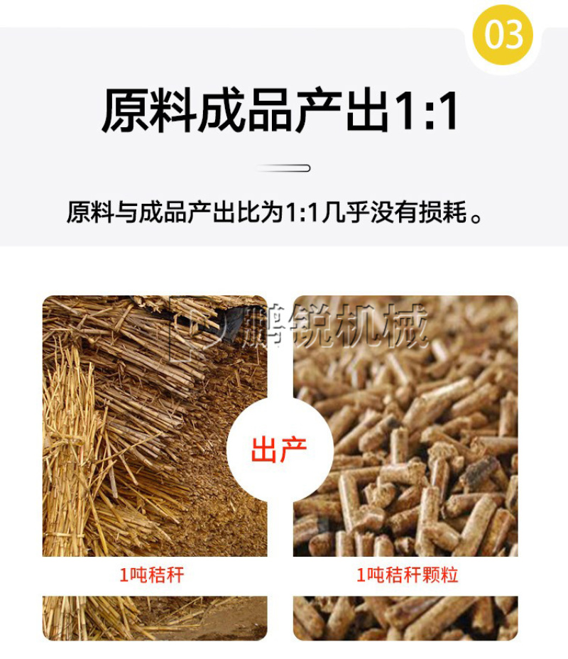 生物质木屑颗粒机锯末制粒机新能源造粒挤压设备