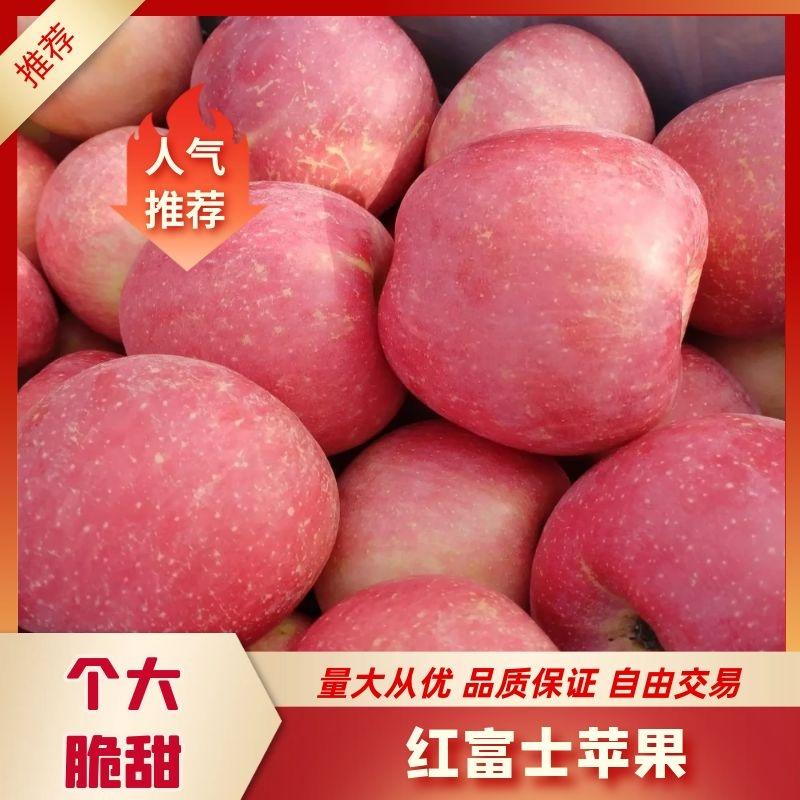 【热卖苹果】红富士苹果精品直发万荣皮薄多汁口感脆甜可视频拿货