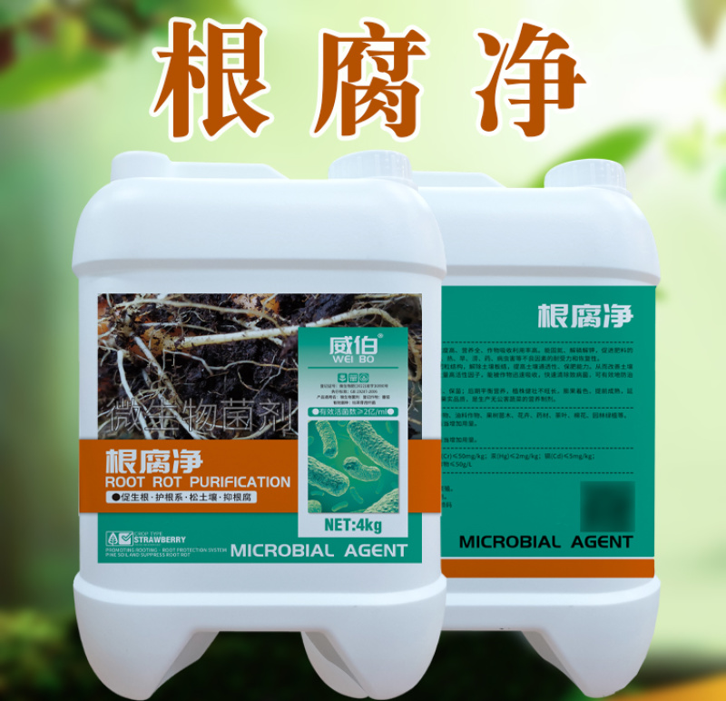 根腐净微生物菌枯萎茎基腐病根腐病恶霉灵蔬菜生壮根叶面肥
