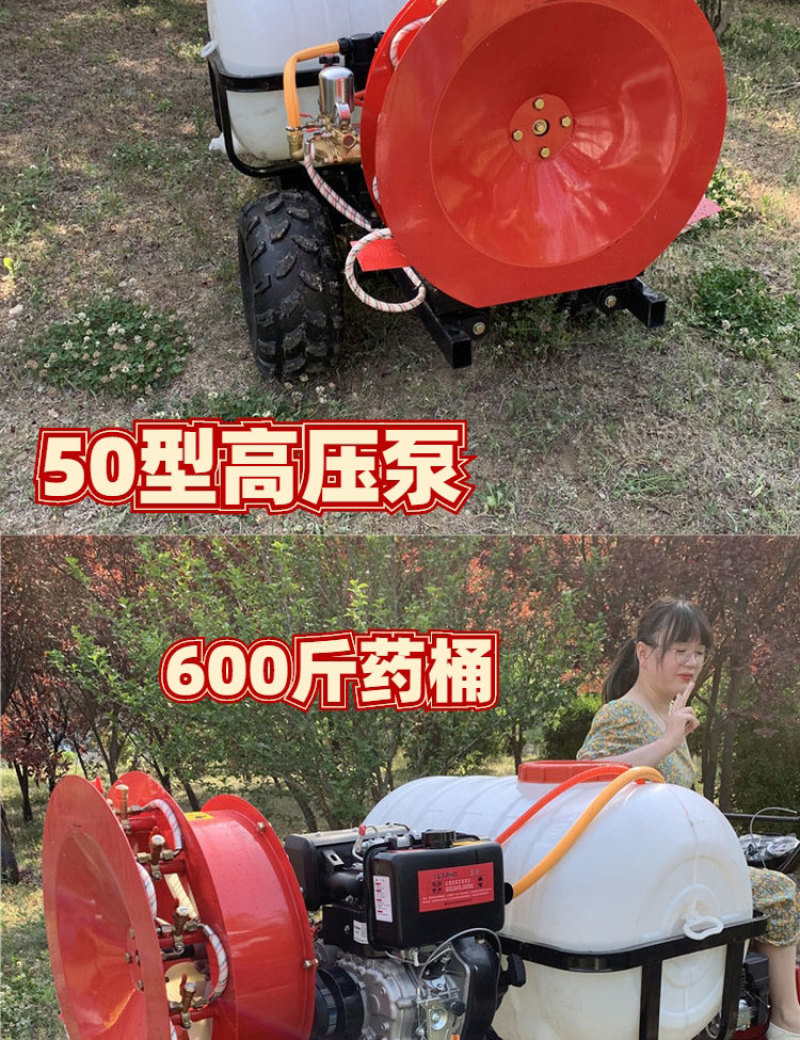 双动力风送打药机果树喷药车自走式果园打药机