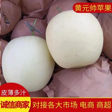 【苹果】辽宁黄元帅苹果大量供应皮薄多汁品质保证